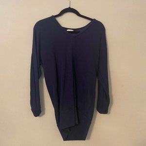Long Blue Navy Sweater